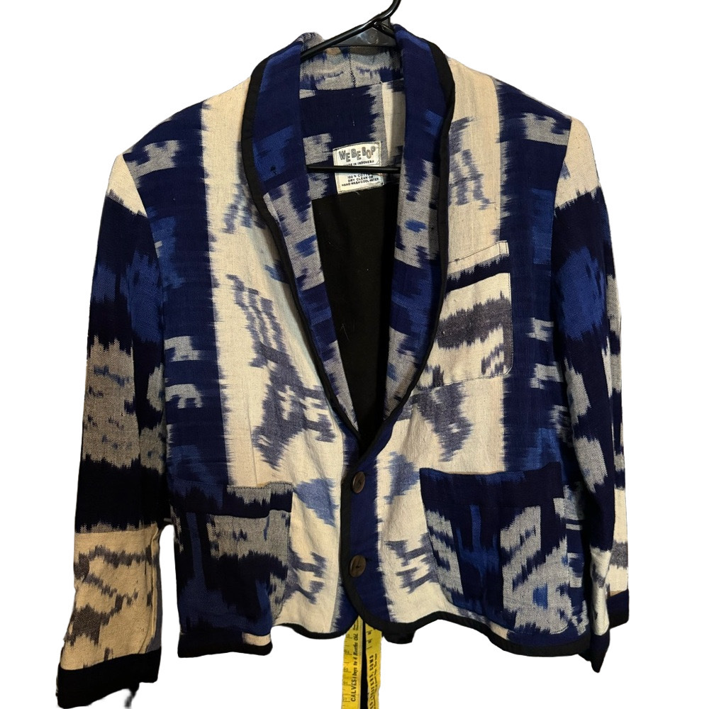 VTG We Be Bop Cropped Jacket (funky Shoulder Pads)